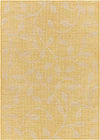Broekhorn Traditional Bright Yellow Area Rug