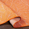 Broekoord Traditional Bright Orange Area Rug