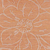 Broekoord Traditional Bright Orange Area Rug