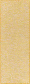 Broekoord Traditional Bright Yellow Area Rug