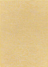Broekoord Traditional Bright Yellow Area Rug