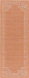 Calslagen Traditional Bright Orange Area Rug