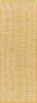 Calslagen Traditional Yellow Area Rug