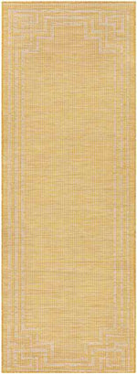 Calslagen Traditional Yellow Area Rug