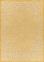 Calslagen Traditional Yellow Area Rug