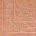 Castricum Traditional Orange Area Rug