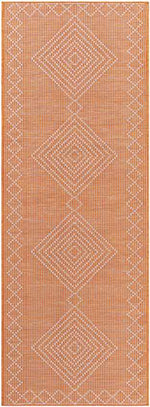 Craailo Global Bright Orange Area Rug