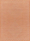 Craailo Global Bright Orange Area Rug