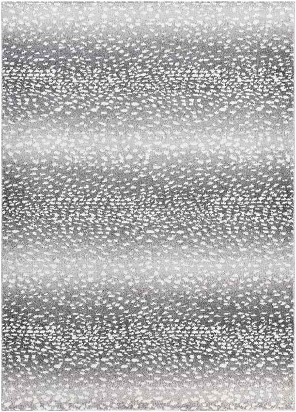 Coin Modern Charcoal Area Rug