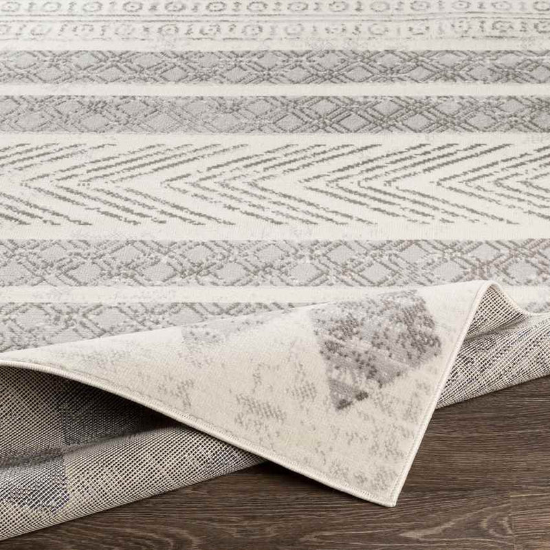 Oosseld Global Light Gray Area Rug