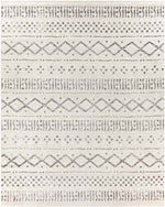Mullegen Global Light Gray Area Rug