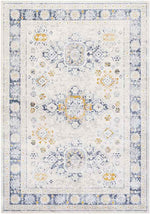 Looveer Traditional Light Gray Area Rug