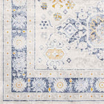 Looveer Traditional Light Gray Area Rug