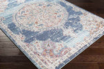 Kreel Traditional Navy Area Rug