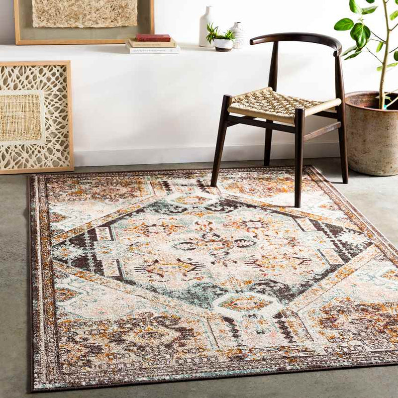 Heemskerk Traditional Pale Pink Area Rug