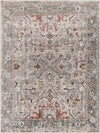 Heiloo Traditional Brick Area Rug