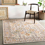 Hilversum Traditional Burnt Orange Area Rug