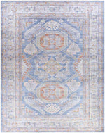 Langereis Traditional Khaki Washable Area Rug