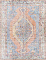 Middelie Traditional Medium Gray Washable Area Rug