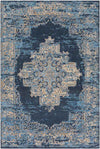 Naarden Traditional Navy Area Rug