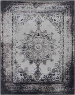 Nes Traditional Black Area Rug