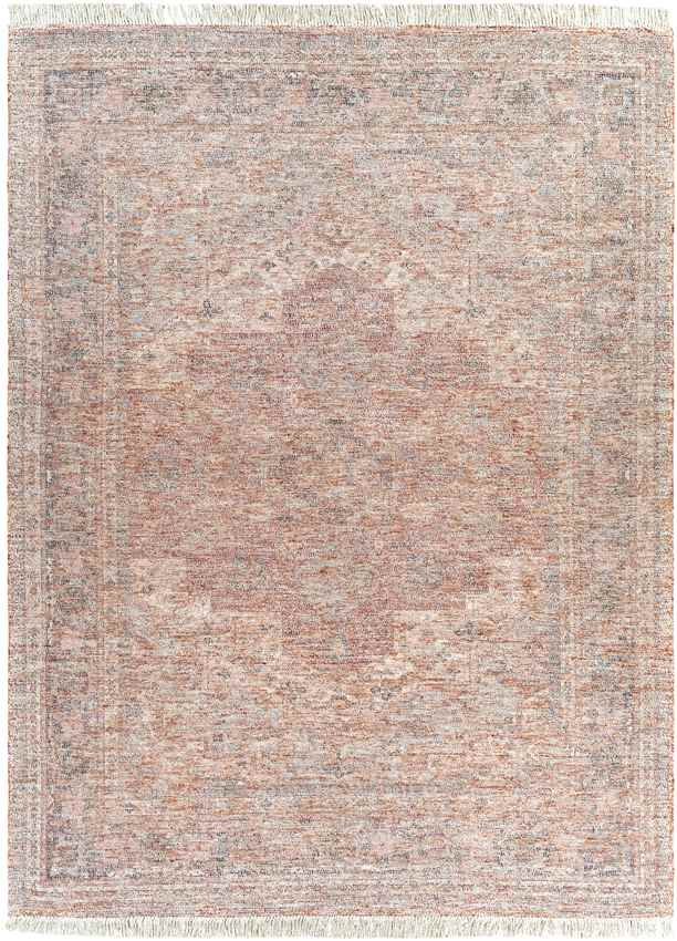 Nollen Traditional Peach Area Rug