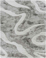 Pannekeet Modern Charcoal Area Rug
