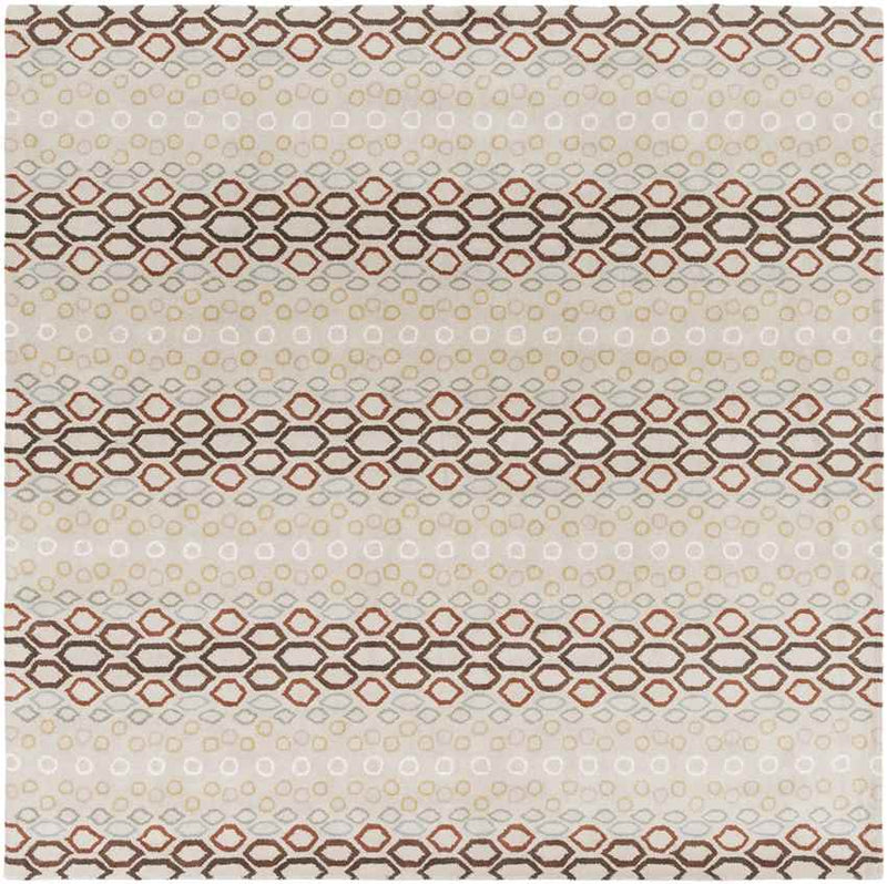 Purmerend Traditional Beige Area Rug