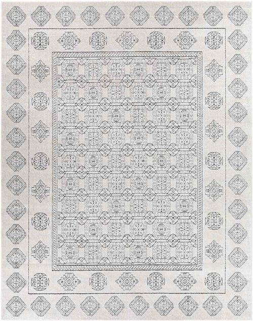 Tjallewal Global Medium Gray Area Rug