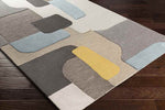 Vatrop Modern Khaki Area Rug