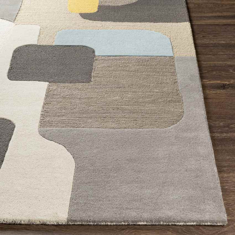 Vatrop Modern Khaki Area Rug