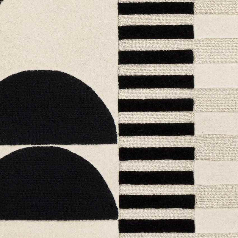 Vinkebrug Modern Black Area Rug
