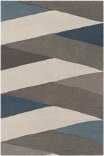 Wadway Modern Taupe Area Rug
