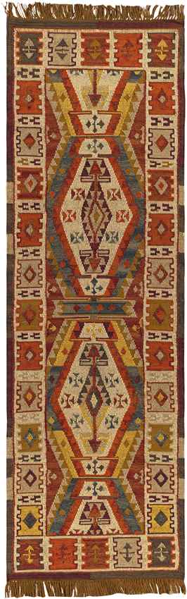 Wognum Global Burgundy Area Rug