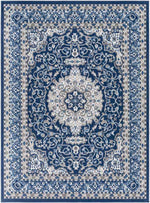 Belvert Traditional Navy Area Rug