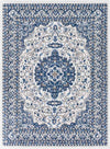 Belvert Traditional Denim Area Rug