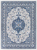 Belvert Traditional Denim Area Rug