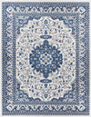 Belvert Traditional Denim Area Rug