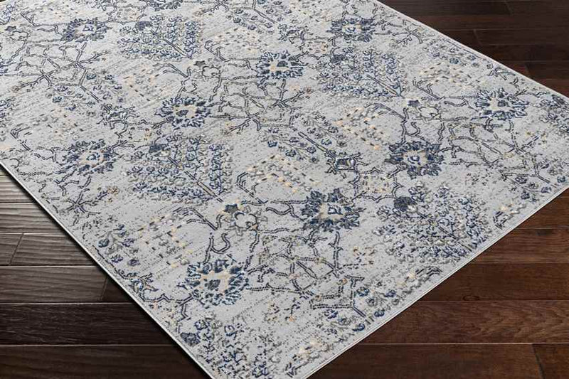 Berkeind Traditional Grey Area Rug
