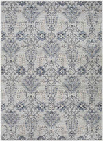 Berkeind Traditional Grey Area Rug