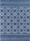 Beugen Traditional Blue Area Rug