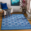 Beugen Traditional Blue Area Rug