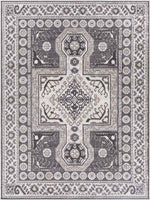 Beukelaar Traditional Grey Area Rug