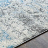 Boveneind Modern Teal Area Rug