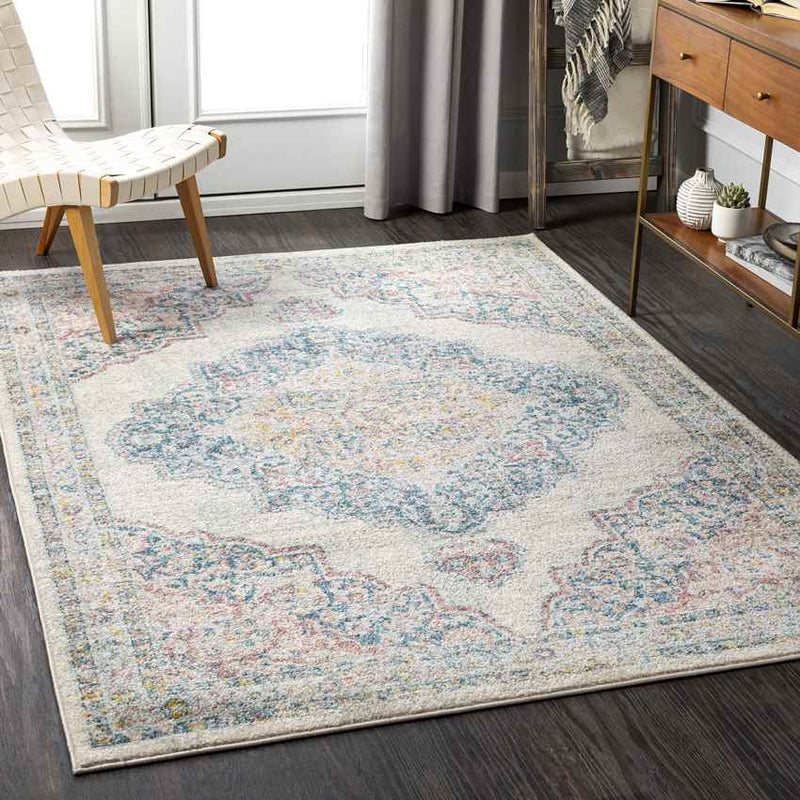 Brem Traditional Ivory Area Rug