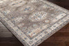 Grave Traditional Dark Brown Area Rug