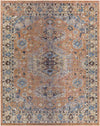 Graspeel Traditional Rust Area Rug
