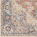 Grazen Traditional Bright Orange Area Rug