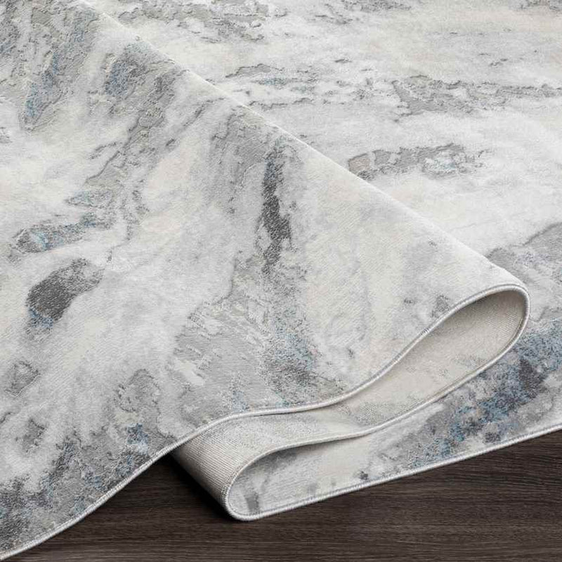 Haarsteeg Modern Aqua Area Rug