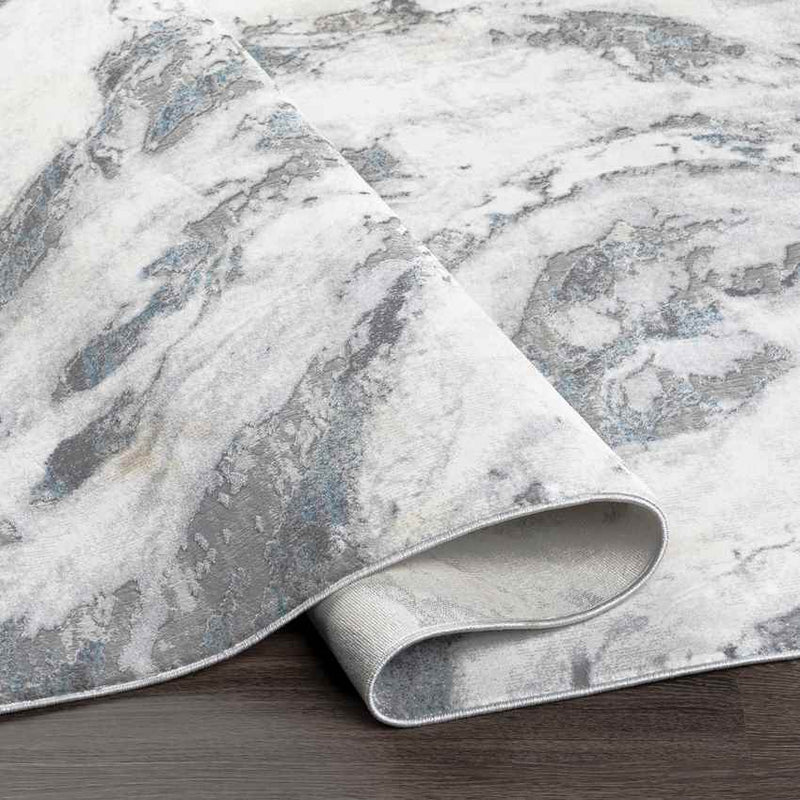 Haarsteeg Modern Aqua Area Rug